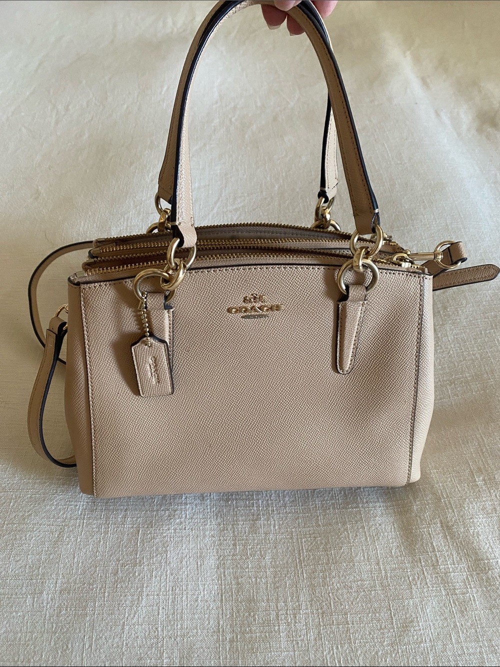 Coach Leather Mini Christie Carryall